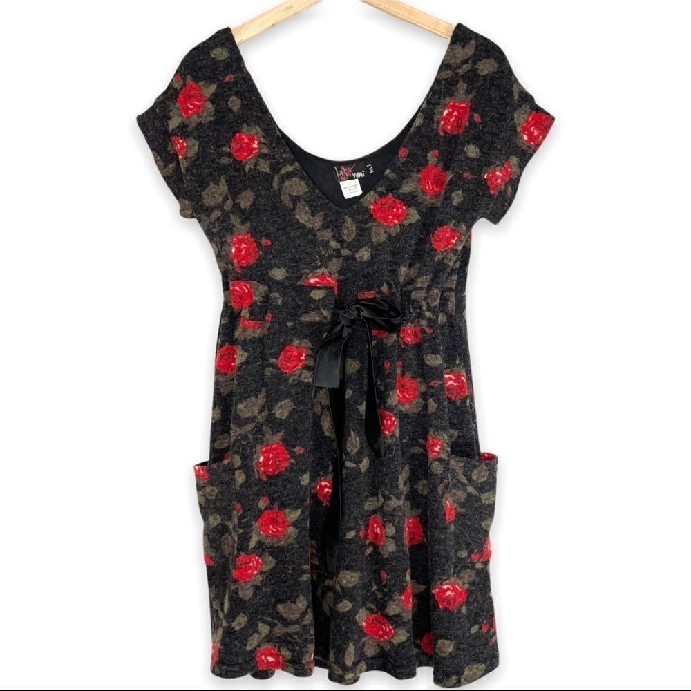 Yumi Floral Side Pocket Dress